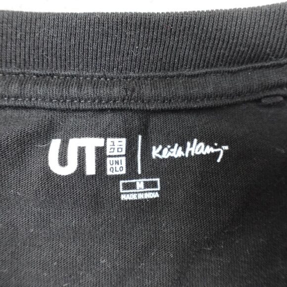 Uniqlo Shirt Men's M Black UT Archive Keith Haring Graphic Tee Short Sleeve Art - Picture 4 of 8